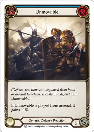 Unmovable (Blue) (1HP413) [History Pack Vol.1] - Deck Out Gaming