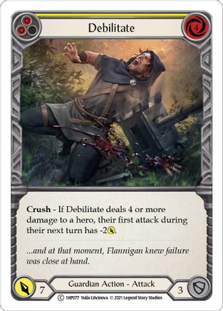 Debilitate (Yellow) (1HP077) [History Pack Vol.1] - Deck Out Gaming