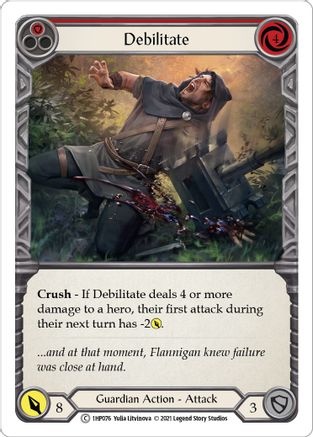 Debilitate (Red) (1HP076) [History Pack Vol.1] - Deck Out Gaming