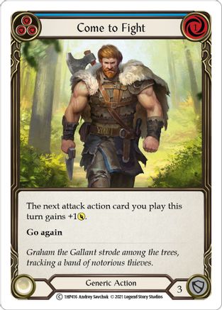Come to Fight (Blue) (1HP416) [History Pack Vol.1] - Deck Out Gaming
