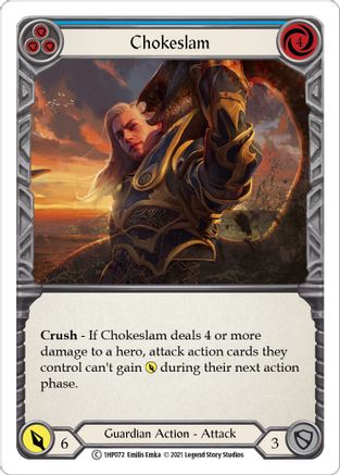 Chokeslam (Blue) (1HP072) [History Pack Vol.1] - Deck Out Gaming