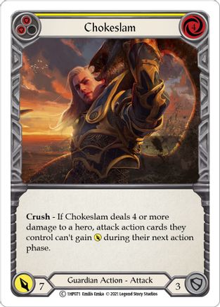 Chokeslam (Yellow) (1HP071) [History Pack Vol.1] - Deck Out Gaming