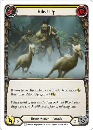 Riled Up (Yellow) (1HP029) [History Pack Vol.1] - Deck Out Gaming
