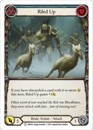 Riled Up (Blue) (1HP030) [History Pack Vol.1] - Deck Out Gaming