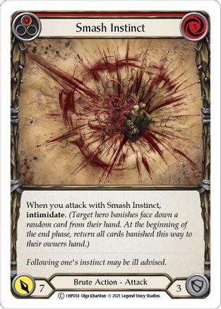Smash Instinct (Red) (1HP034) [History Pack Vol.1] - Deck Out Gaming