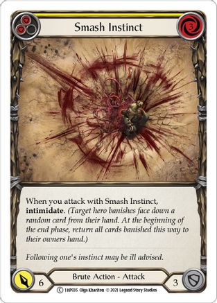 Smash Instinct (Yellow) (1HP035) [History Pack Vol.1] - Deck Out Gaming