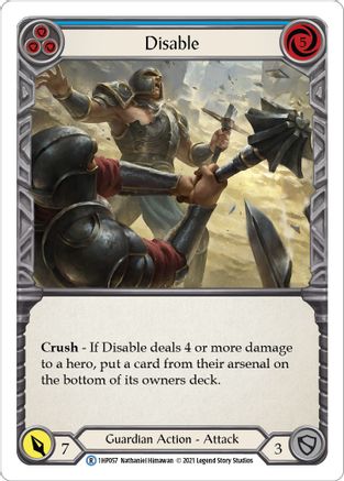 Disable (Blue) (1HP057) [History Pack Vol.1] - Deck Out Gaming