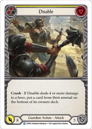 Disable (Yellow) (1HP056) [History Pack Vol.1] - Deck Out Gaming