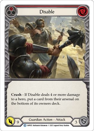 Disable (Red) (1HP055) [History Pack Vol.1] - Deck Out Gaming