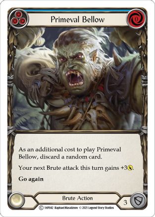 Primeval Bellow (Blue) (1HP042) [History Pack Vol.1] - Deck Out Gaming