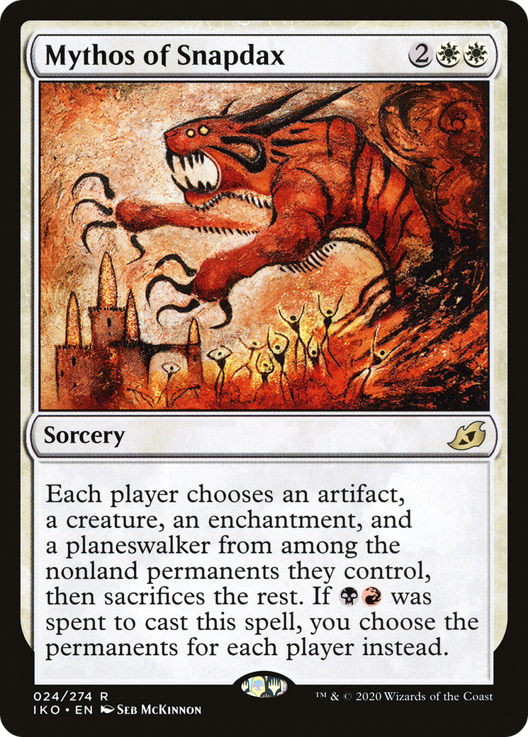 Mythos of Snapdax (24) [Ikoria: Lair of Behemoths] - Deck Out Gaming