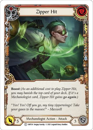 Zipper Hit (Red) (1HP214) [History Pack Vol.1] - Deck Out Gaming