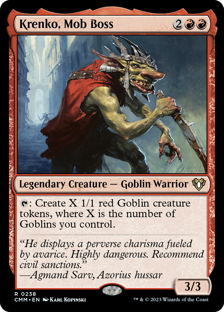 Krenko, Mob Boss (238) [Commander Masters] - Deck Out Gaming
