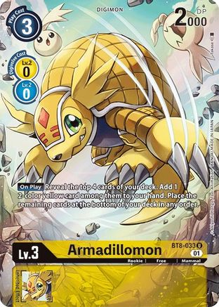 Armadillomon (Alternate Art) (BT8-033) [New Awakening] Foil - Deck Out Gaming