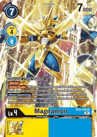 Magnamon (Alternate Art) (BT8-038) [New Awakening] Foil - Deck Out Gaming