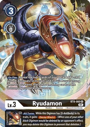 Ryudamon (Alternate Art) (BT8-060) [New Awakening] Foil - Deck Out Gaming