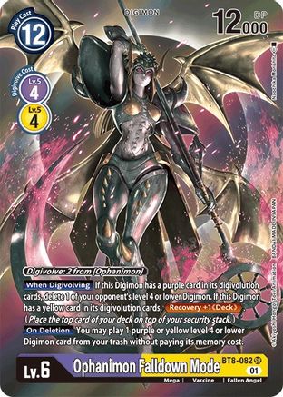 Ophanimon Falldown Mode (Alternate Art) (BT8-082) [New Awakening] Foil - Deck Out Gaming