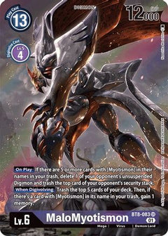 MaloMyotismon (Alternate Art) (BT8-083) [New Awakening] Foil - Deck Out Gaming