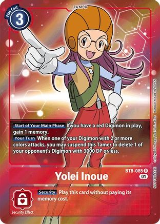 Yolei Inoue (Box Topper) (BT8-085) [New Awakening] Foil - Deck Out Gaming