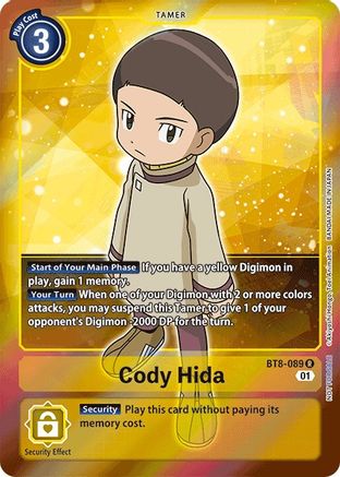 Cody Hida (Box Topper) (BT8-089) [New Awakening] Foil - Deck Out Gaming