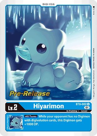 Hiyarimon (BT8-002) [New Awakening Pre-Release Cards] Foil - Deck Out Gaming