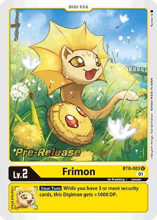 Frimon (BT8-003) [New Awakening Pre-Release Cards] Foil - Deck Out Gaming