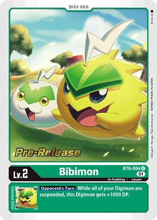 Bibimon (BT8-004) [New Awakening Pre-Release Cards] Foil - Deck Out Gaming