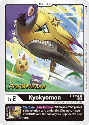 Kyokyomon (BT8-005) [New Awakening Pre-Release Cards] Foil - Deck Out Gaming