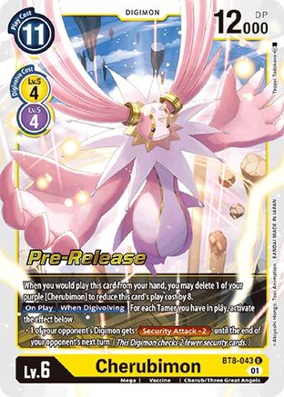 Cherubimon (BT8-043) [New Awakening Pre-Release Cards] Foil - Deck Out Gaming