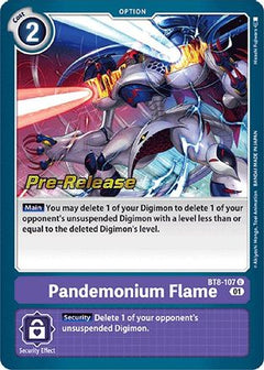 Pandemonium Flame (BT8-107) [New Awakening Pre-Release Cards] Foil - Deck Out Gaming