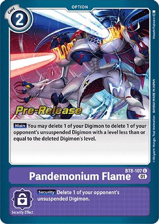 Pandemonium Flame (BT8-107) [New Awakening Pre-Release Cards] Foil - Deck Out Gaming