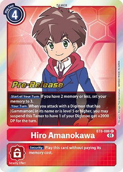 Hiro Amanokawa (BT8-086) [New Awakening Pre-Release Cards] Foil - Deck Out Gaming