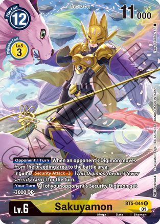 Sakuyamon (Tamer's Card Set 1) (BT5-044) [Battle of Omni] Foil - Deck Out Gaming