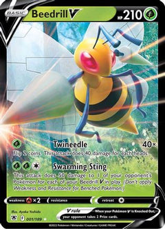 Beedrill V (1) [SWSH10: Astral Radiance] Holofoil - Deck Out Gaming