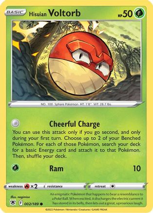 Hisuian Voltorb (2) [SWSH10: Astral Radiance] - Deck Out Gaming