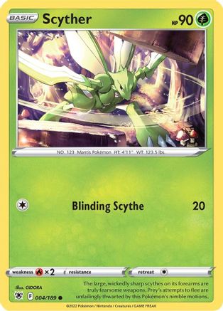 Scyther (004) (4) [SWSH10: Astral Radiance] - Deck Out Gaming