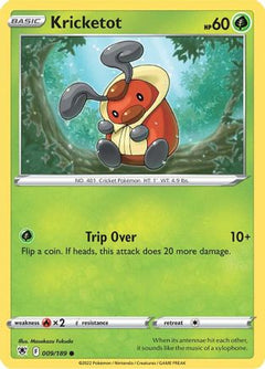 Kricketot (9) [SWSH10: Astral Radiance] Reverse Holofoil - Deck Out Gaming