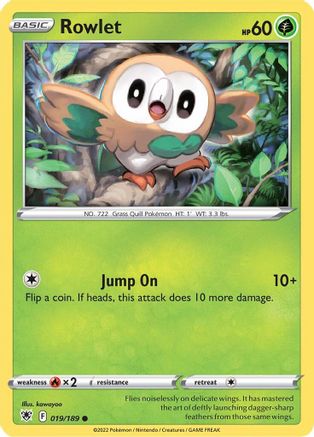 Rowlet (19) [SWSH10: Astral Radiance] - Deck Out Gaming
