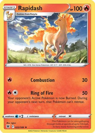 Rapidash (22) [SWSH10: Astral Radiance] - Deck Out Gaming
