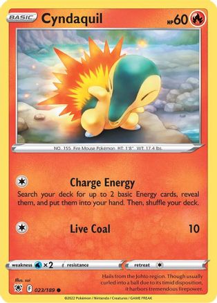 Cyndaquil (23) [SWSH10: Astral Radiance] - Deck Out Gaming