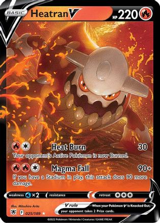 Heatran V (25) [SWSH10: Astral Radiance] Holofoil - Deck Out Gaming