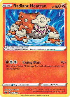 Radiant Heatran (27) [SWSH10: Astral Radiance] Holofoil - Deck Out Gaming