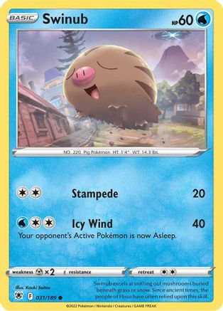 Swinub (31) [SWSH10: Astral Radiance] - Deck Out Gaming