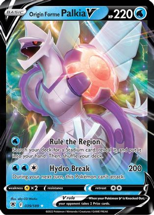 Origin Forme Palkia V (39) [SWSH10: Astral Radiance] Holofoil - Deck Out Gaming