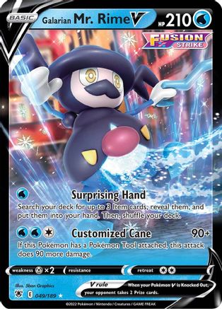 Galarian Mr. Rime V (49) [SWSH10: Astral Radiance] Holofoil - Deck Out Gaming