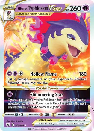 Hisuian Typhlosion VSTAR (54) [SWSH10: Astral Radiance] Holofoil - Deck Out Gaming