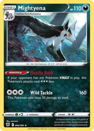 Mightyena (96) [SWSH10: Astral Radiance] Reverse Holofoil - Deck Out Gaming
