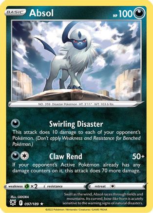 Absol (97) [SWSH10: Astral Radiance] Holofoil - Deck Out Gaming