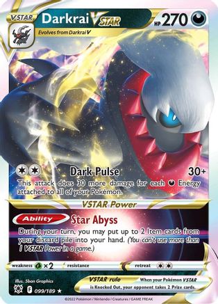 Darkrai VSTAR (99) [SWSH10: Astral Radiance] Holofoil - Deck Out Gaming