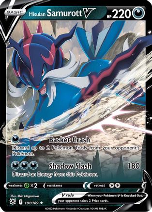 Hisuian Samurott V (101) [SWSH10: Astral Radiance] Holofoil - Deck Out Gaming